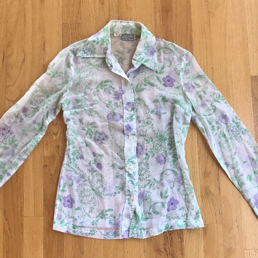 Beautiful vintage blouse 60s, 70s